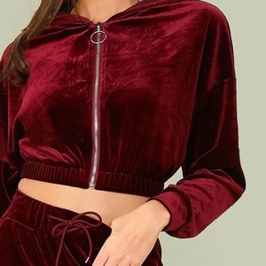 Velour jogging set